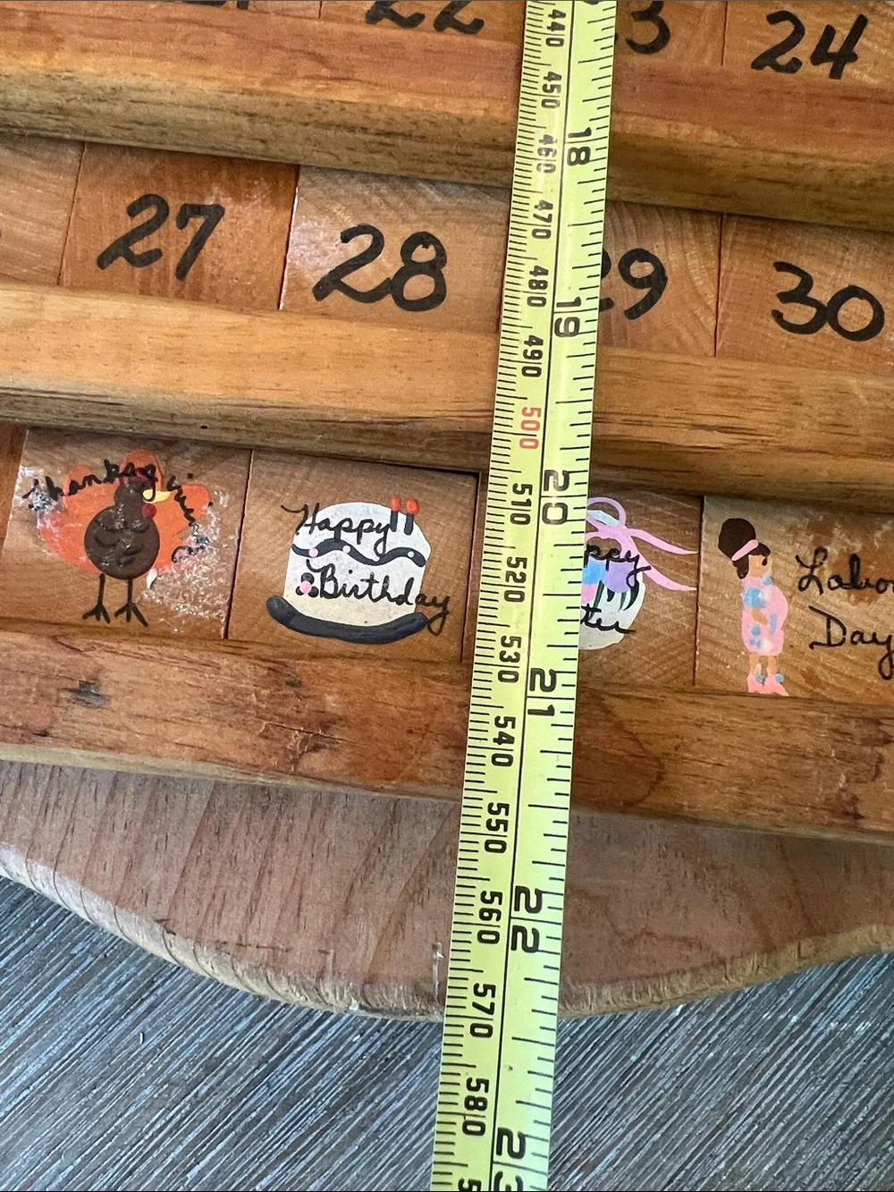 1980’s Vintage Wooden Cat Calendar Wall Hanging - WHAT A FIND!!! Exc condition